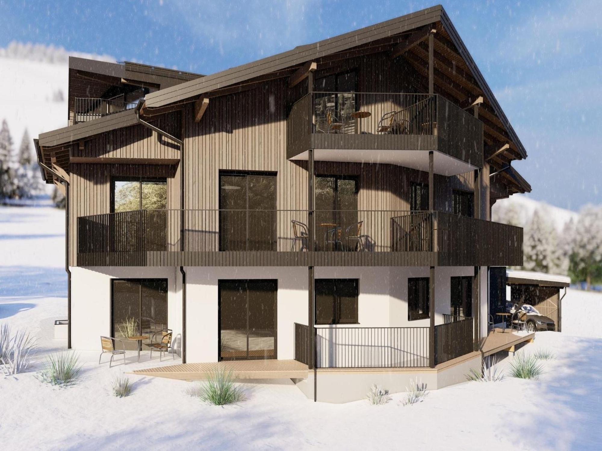 Bergzeit Flat Saalbach Directly On The Ski Piste מראה חיצוני תמונה